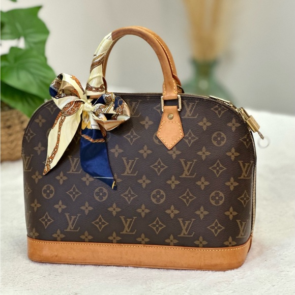 Louis Vuitton Dune Monogram Vernis Leather Alma PM Bag Louis